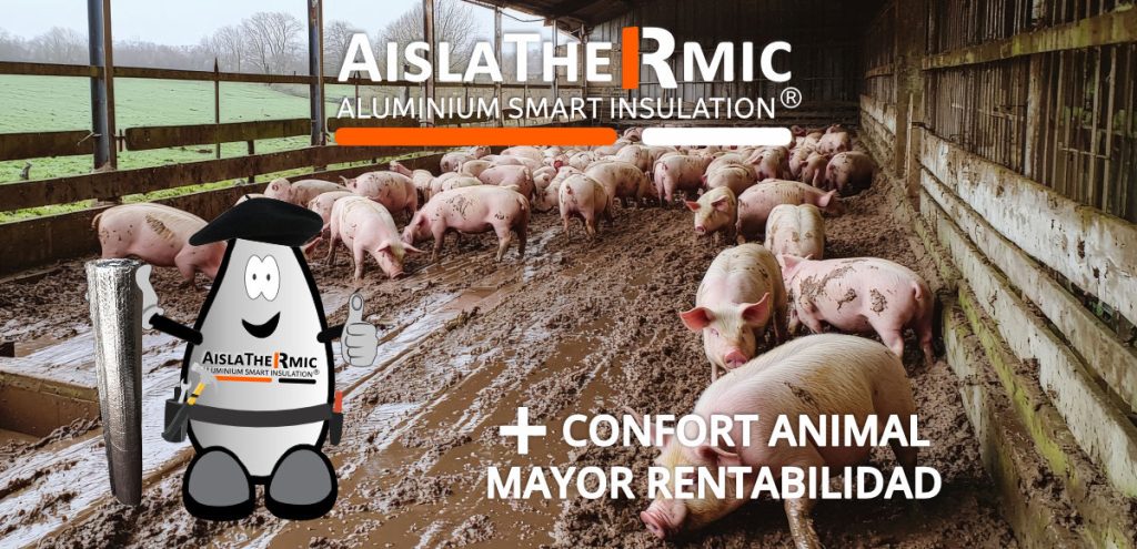 Instalación porcina con aislamiento térmico Aislathermic