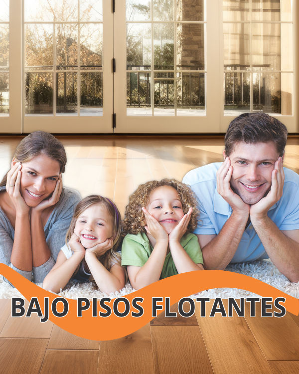 Aislante térmico Aislathermic bajo piso radiante o flotante