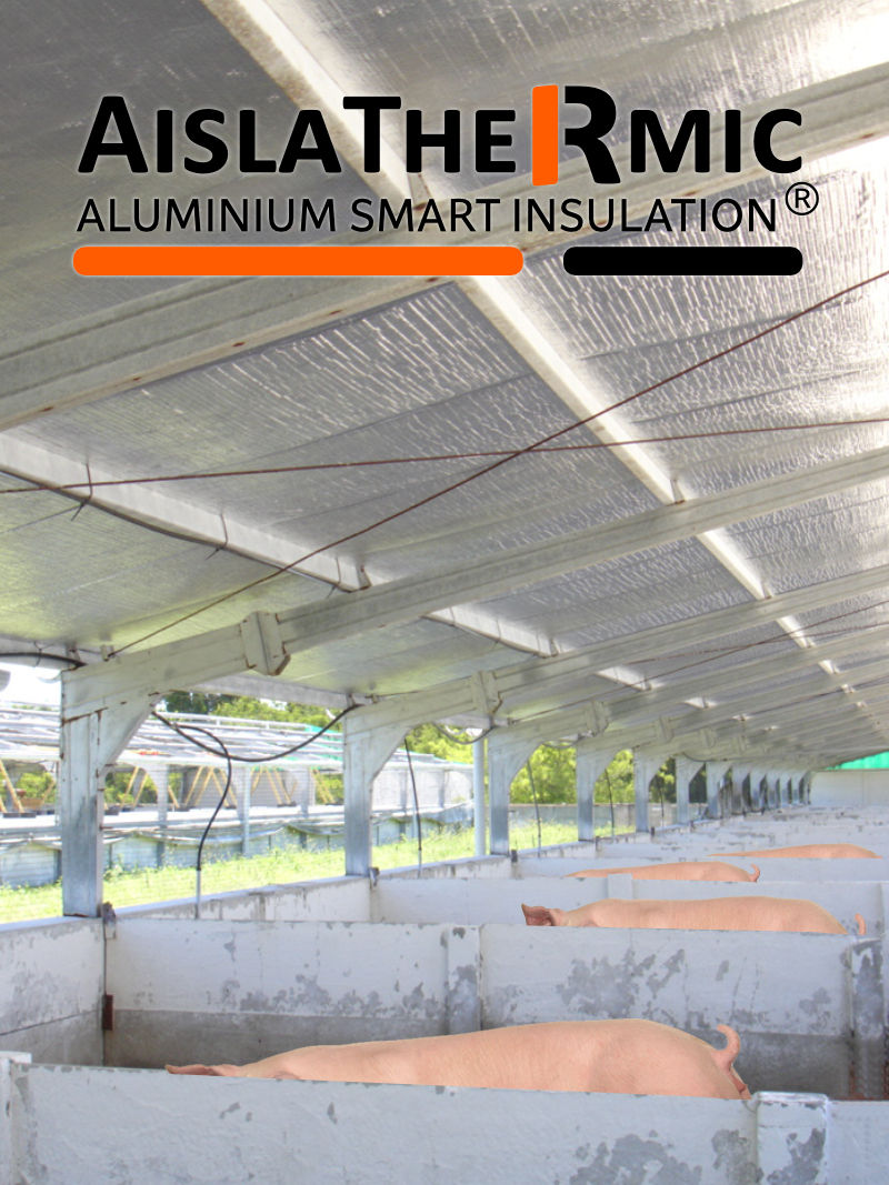 Instalación porcina con aislamiento térmico Aislathermic