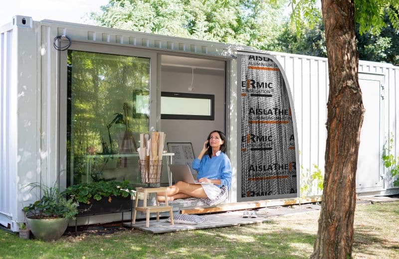 Container o casa modular con aislamiento térmico Aislathermic
