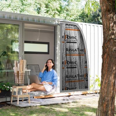 Container o casa modular con aislamiento térmico Aislathermic