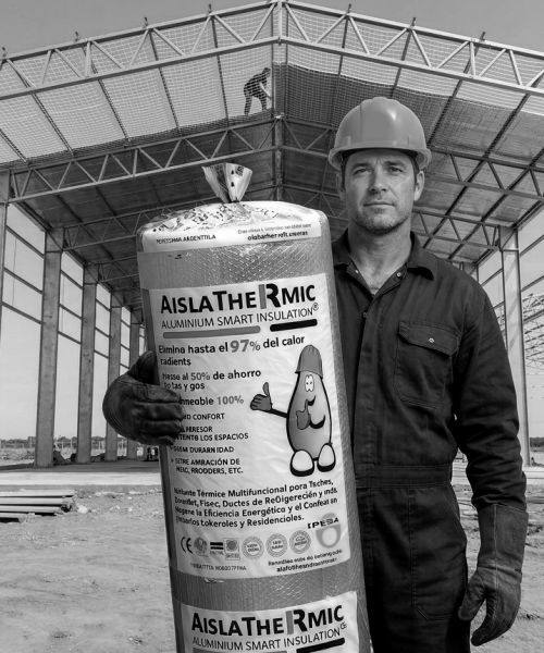 Nave industrial o galpón con aislamiento térmico Aislathermic